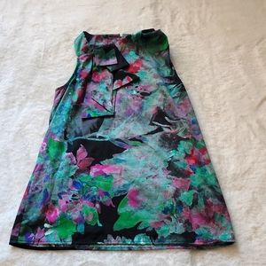 Modern Print Silky Top - Size S